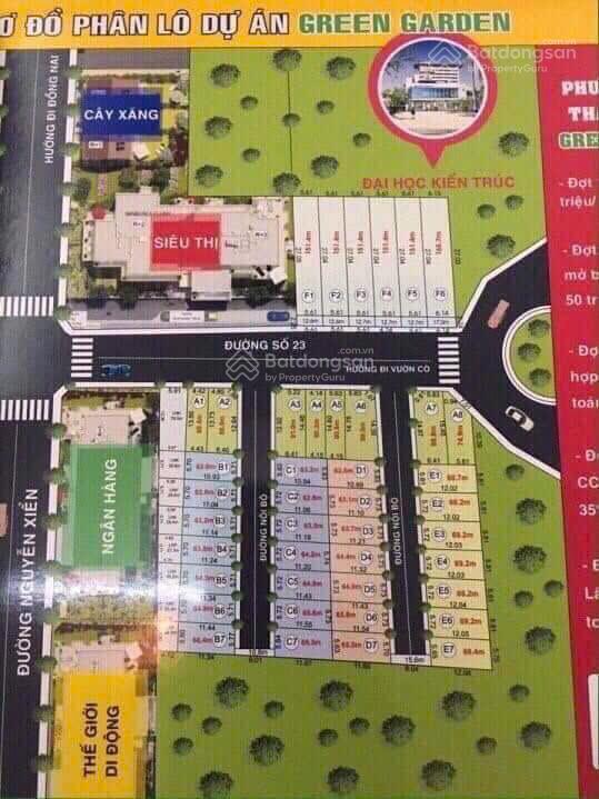 Bán đất phường long thạnh mỹ, cách nguyễn xiển 300m diện tích 65,6m2 giá 3,4 tỉ
