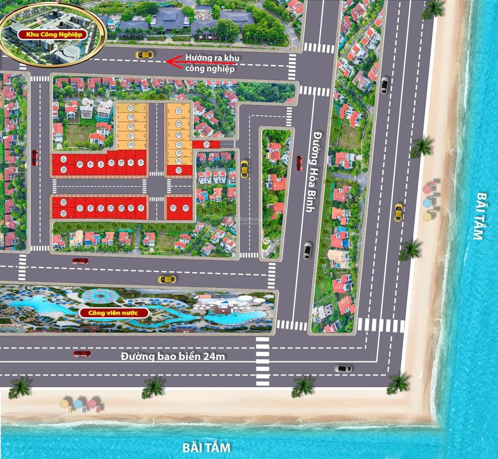 Cần tiền bán gấp mảnh này ở thị trấn quất lâm cạnh quảng trường biển công viên nước phố đi bộ
