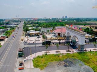 Bán gấp nền đất khu đô thị diamond city, giá 1,3 tỷ 85m2 đt 824, hựu thạnh, đức hòa, long an
