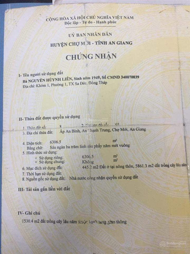 Đất mặt tiền quốc lộ 944. dt 5803m2 chiều ngang mặt tiền 131m. đất ở lâu năm