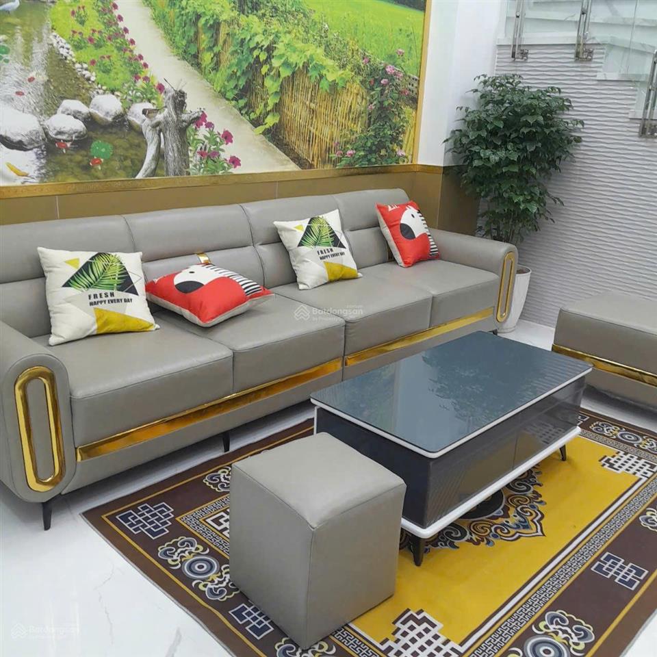 Chỉ 4.35 tỷ nhà xây mới 100 % nội thất đầy đủ  hẻm trước nhà 7m  xe hơi đậu cửa