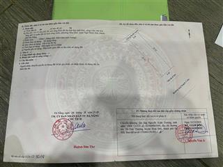 Mặt tiền minh mạng đối diện biệt thự hoà quý  hướng đông nam  tương lai mở đường 20m