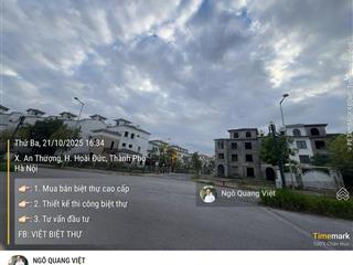 Biệt thự tt13 mặt đường đôi 40m vista nam an khánh giá tốt nhất thị trường cơ hội đầu tư bền vững