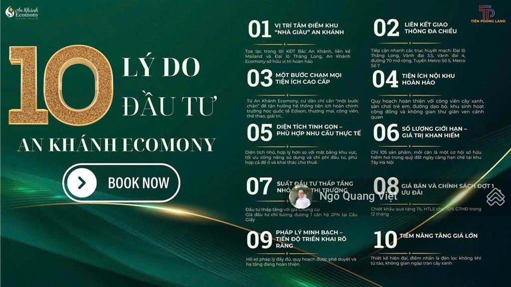 10 suất ngoại giao cực hiếm dự án an khánh ecomony lõi mailand hanoi city  giá tốt booking ngay
