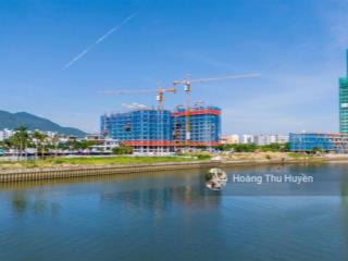 Căn hộ trực diện sông hàn 1pn full nội thất liền tường tại dự án peninsula đà nẵng, cho thuê 15tr