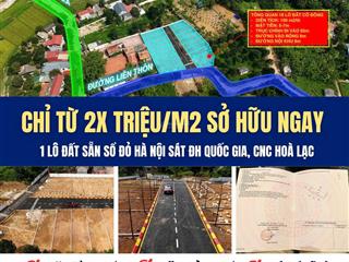 Chính chủ cắt lỗ 400 triệu cho con đi du học cần bán mảnh đất 100 m2 mặt đường đồng trạng, cổ đông
