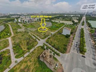 Bán lô góc biệt thự , gần hồ, khu a1.1 , vị trí kinh doanh tốt gần trung tâm thương mại