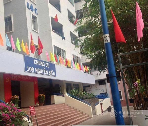 Giảm 100tr bán chung cư 109 nguyễn biểu, q5  2pn  có thang máy