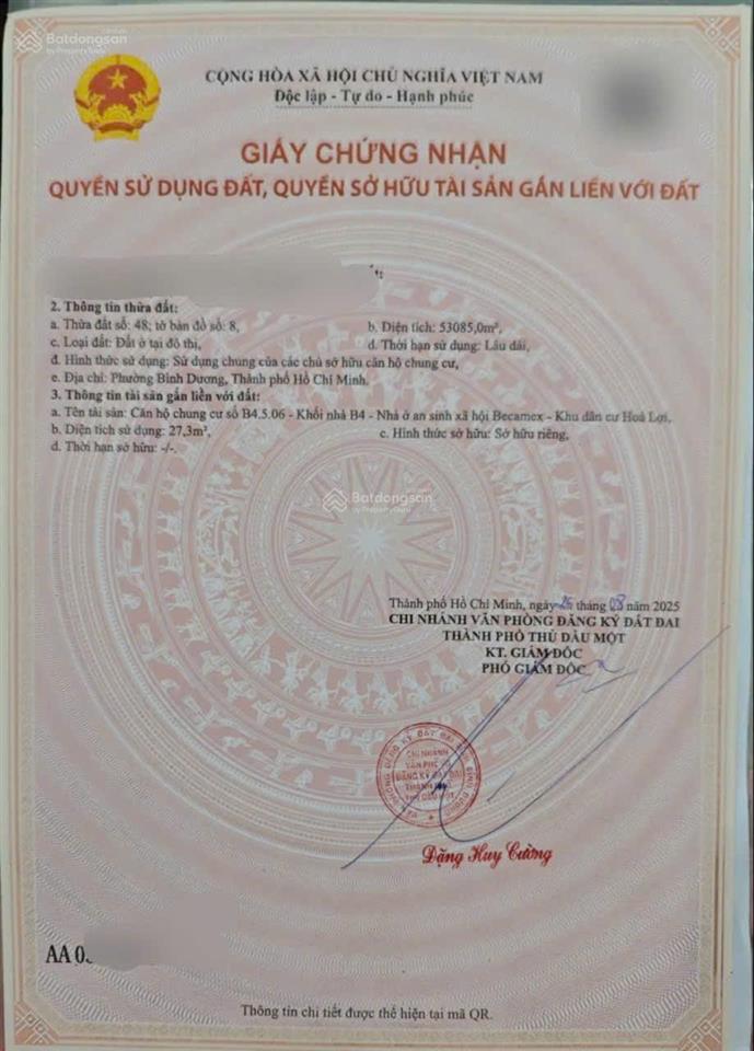 Nhà ở xã hội định hòa, lầu 3 sổ hồng 100 triệu. còn góp 20 năm 400 triệu. toàn quốc mua được