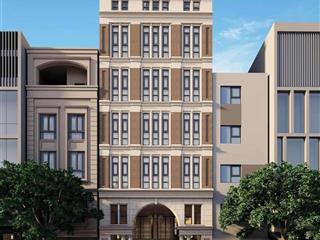 Toà building phố văn cao  300m2  9 tầng  mt 8,3m  vỉa hè rộng