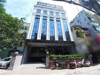 Toà building mặt phố văn cao  220m2  9 tầng  mt khủng 14m  pccc đạt chuẩn  dt ổn định