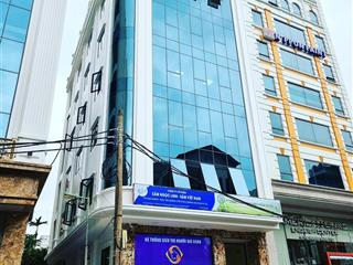 Toà văn phòng mặt phố trần quốc vượng 130m2  10 tầng  mt 6m  vỉa hè rộng  dòng tiền khủng