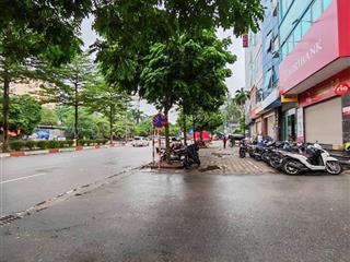 Bán tòa nhà bán tòa nhà văn phòng mặt phố  lô góc  diện tích 130m2 mặt tiền 16m  quận cầu giấy
