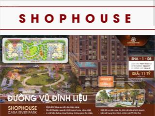Còn duy nhất 1 căn shophouse thương mại cara river park  kinh doanh cực tốt