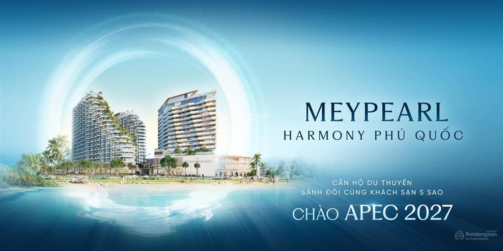 Căn góc 2pn 68m2, 2 hướng view giá ngoại giao view biển đẹp meypearl phú quốc