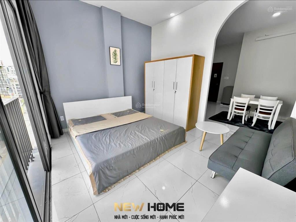 Cho thuê căn 1 phòng ngủ ban công/cs 40m2 thang máy trần quang diệu quận 3