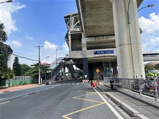 Góc (8.7x31) 2mt nguyễn văn bá đối diện ga metro thủ đức, p. bình thọ. cấp phép hầm, 7 tầng