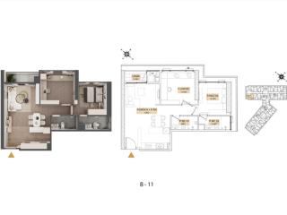 Kepler land bán căn góc 2pn vip diện tích 69,8m2 tòa hh01