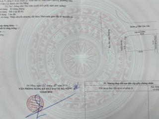 Bán lô góc 2 mt trần văn trà  hoà xuân, đang cho thuê 20 tr/th