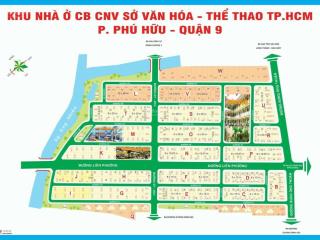 Hàng nóng! chính chủ gửi bán lô 100m2 sạch đẹp giá rẻ nhất dự án sở văn hóa, phú hữu, quận 9