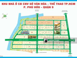 Bán đất nền 90m2 tại khu dân cư sở văn hóa thông tin, phường phú hữu quận 9 giá 6,5 tỷ