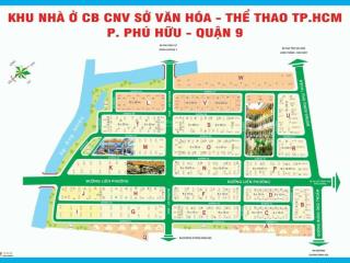 Đất nền dự án sở văn hóa, phú hữu, quận 9 giá tốt nhất cần bán giá chỉ từ 56tr/m2
