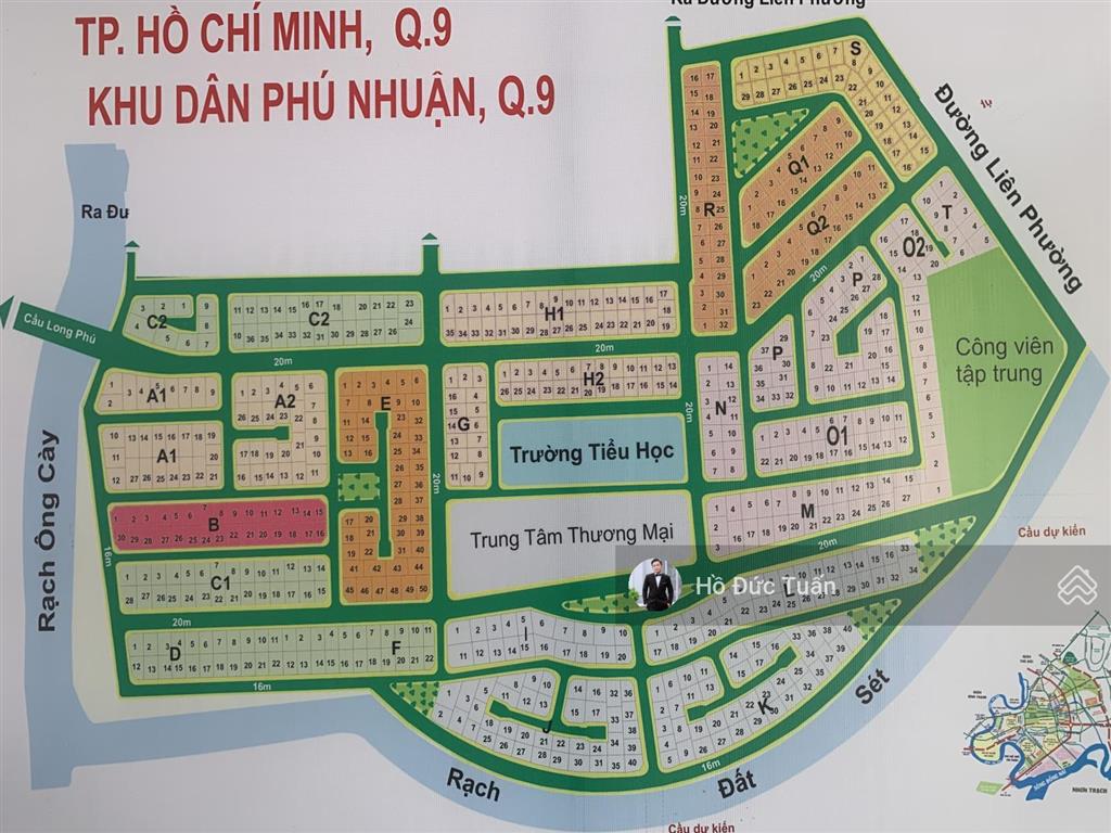 Bán đất nền dự án kdc phú nhuận, phước long b, quận 9, giá 82 triệu/m2, 322m2, hot!