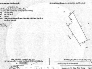 Ngân hàng phát mại lô đất 8808,4m2 (có 770,3m2 đất ở) giá rẻ tại tt mỹ thọ ( ms dương)