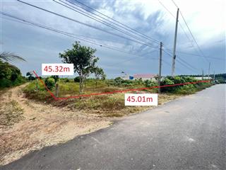 Ngân hàng thanh lý lô đất vuông vắn 2 mặt tiền 1716m2 có 150m2 đất ở đường nhựa 10m giá tốt