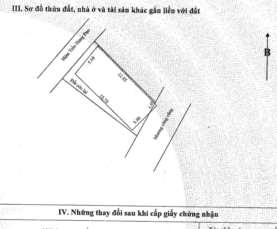Ngân hàng phát mại căn nhà cấp 4 hẻm trần hưng đạo giá tốt (ms dương  cán bộ quản lý hồ sơ)