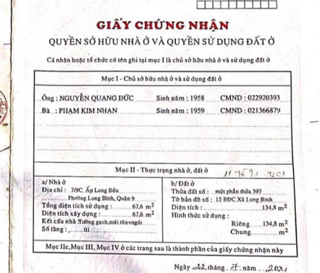 Chủ kẹt bán gấp nhà mặt tiền nguyễn xiển cách vinhomes chỉ 2km giá siêu hời chỉ với 11tỷ, 134.8m2