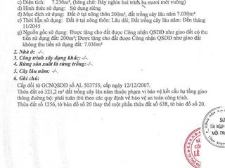 Hàng hiếm tại cây trường ii, bàu bàng, bình dương, 5,5 tỷ (có tl), 7230m2, 200m2 thổ cư