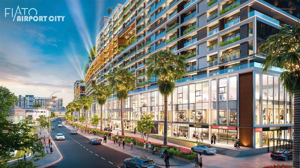 Shophouse fiato airport city tiếp giáp mặt tiền 500m đại lộ tôn đức thắng