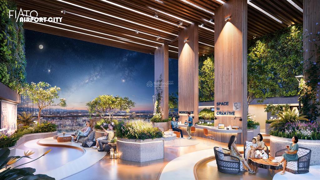 Sang nhượng fiato airport city căn hộ 1pn view tầng cao giá tốt