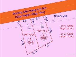 Bán lô đất sau lưng ubnd vĩnh ngọc. tây nha trang