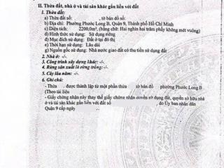 Đất full thổ cư không qh lộ giới  xe tải  đỗ xuân hợp  2200m2 (39x56)  rẻ 50% so với thị trường