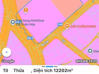 Bán khuôn đất lớn hiếm 2 mtkd (80x150)m phù hợp cho nđt lớn có tầm, sở hữu, và phát triển