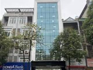 Đẳng cấp, cho thuê nhà phố trần thái tông, diện tích 150m2x9tầng, mặt tiền 8m, có thang máy và pccc