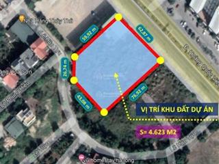 Bán qsd đất 4.623m2 thành phố hạ long, quảng ninh  chức năng thương mại, dịch vụ  lâu dài