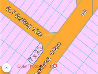 Cần bán lô gốc tđc. đp (7 x 20m) shr / xây dựng tự do