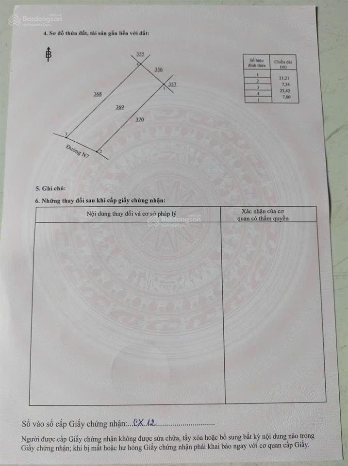 Cần bán tđc . pđ  đối diện công viên ( shr ) / xây dựng tự do