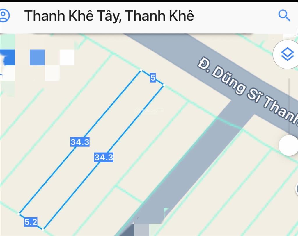 Đất biển, mặt tiền đường 7m5 dũng sĩ thanh khê, giá rẻ như đất kiệt