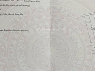 Cần bán lô tđc hoà liên 3, sạch đẹp, giá đầu tư