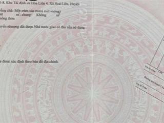 Cần bán nhanh lô đất mt đường 10b  trục chính hoà liên4, vị trí kinh doanh