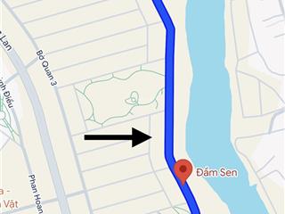 Lô góc đầm sen 280m2 b213141  gần sông gần công viên giá 54 triệu/m2