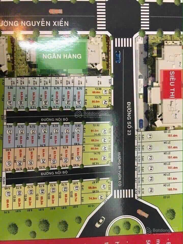 Bán đất mặt tiền đường 23, phường long thạnh mỹ, quận 9, giáp vinhome grand park 75m2 giá 3,970 tỷ