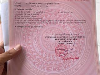 Bán đất cổng trường học phú chánh  tptân uyên