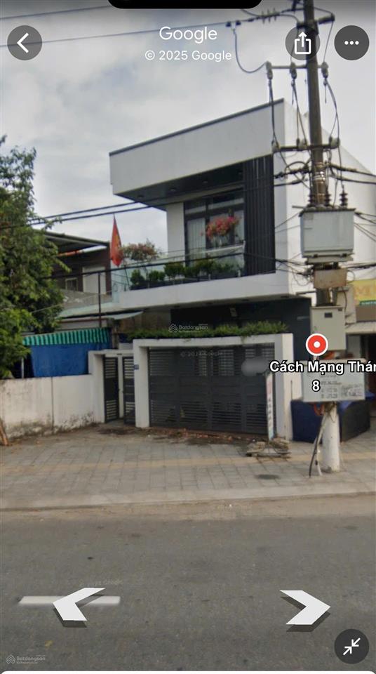 Bán đất mặt tiền đường cách mạng tháng 8 tặng nhà sẵn còn