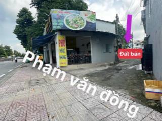 Lô đất đẹp. phạm văn đồng, linh tây. hẻm xe tải thông cách mặt tiền 20m. thích hợp xây chdv, villa