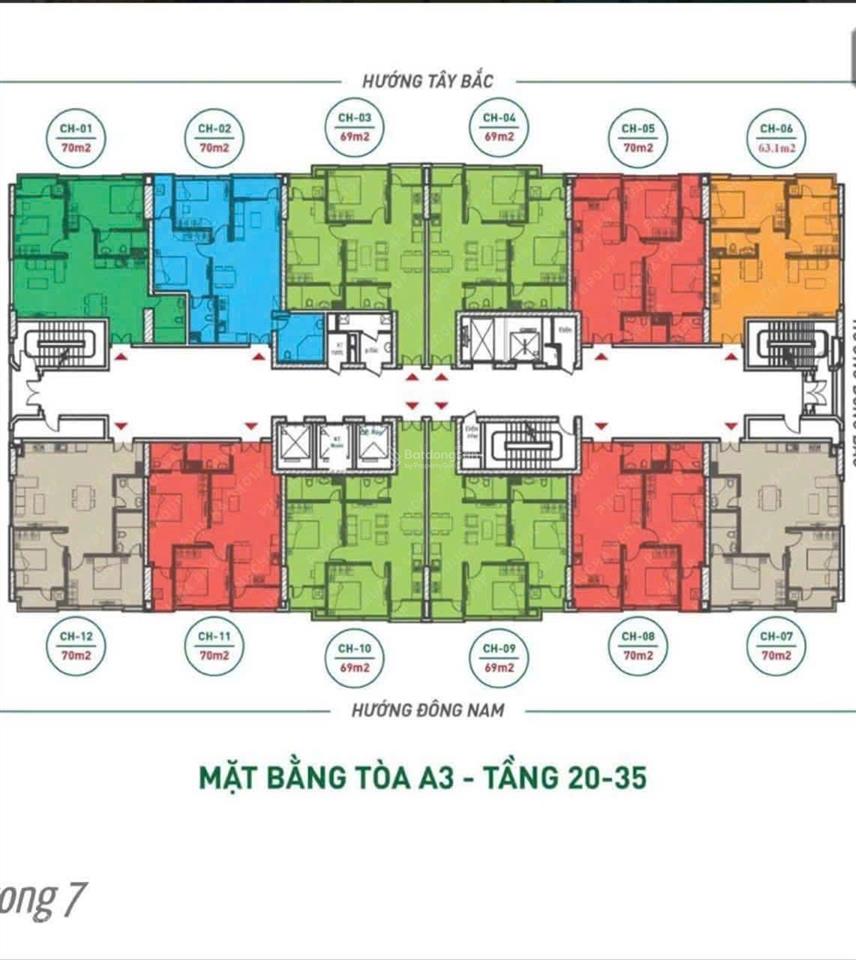 Cần bán căn hộ 2n2vs tại chung cư tht new city 70m giá nhỉnh 2 tỷ